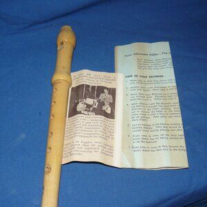 Vintage 1960 Johannes Magnamusic Recorder